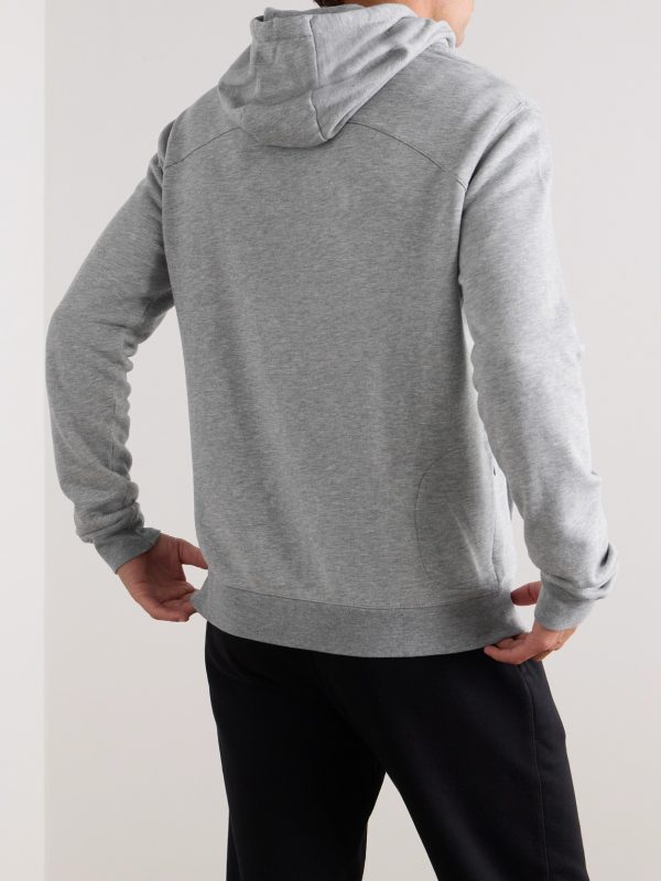 Quinn Cotton and Modal-Blend Jersey Hoodie - BK Quinn Cotton and Modal-Blend Jersey Hoodie - BK