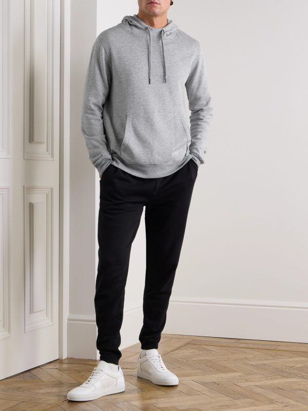 Quinn Cotton and Modal-Blend Jersey Hoodie - OU Quinn Cotton and Modal-Blend Jersey Hoodie - OU