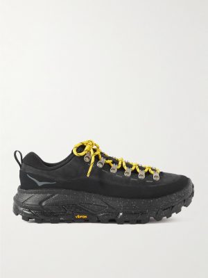 Tor Summit Rubber-Trimmed Nubuck and Mesh Sneakers