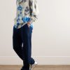 Straight-Leg Cotton and Cashmere-Blend Jersey Sweatpants - OU Straight-Leg Cotton and Cashmere-Blend Jersey Sweatpants - OU
