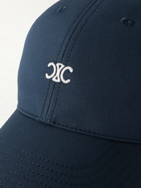 Triomphe Logo-Embroidered Cotton-Gabardine Baseball Cap - CU Triomphe Logo-Embroidered Cotton-Gabardine Baseball Cap - CU