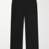 Straight-Leg Twill Trousers