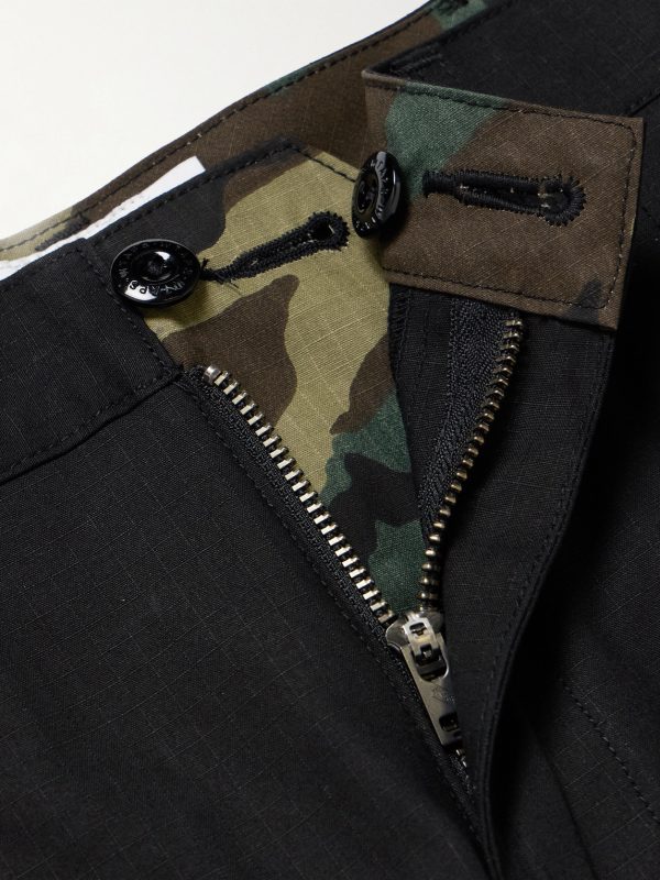 Wide-Leg Cotton-Ripstop Cargo Shorts - CU Wide-Leg Cotton-Ripstop Cargo Shorts - CU