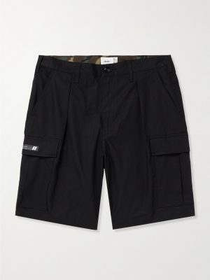 Wide-Leg Cotton-Ripstop Cargo Shorts Wide-Leg Cotton-Ripstop Cargo Shorts