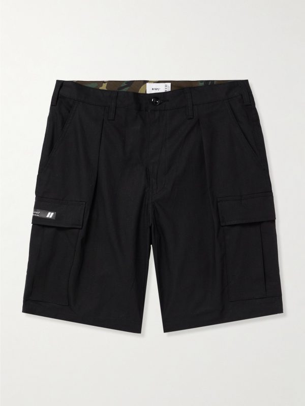Wide-Leg Cotton-Ripstop Cargo Shorts Wide-Leg Cotton-Ripstop Cargo Shorts