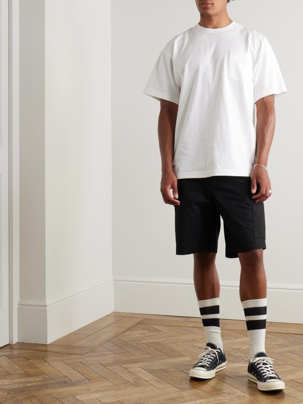 Wide-Leg Cotton-Ripstop Cargo Shorts - OU Wide-Leg Cotton-Ripstop Cargo Shorts - OU