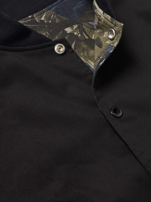 Reversible Logo-Embroidered Twill Bomber Jacket - CU Reversible Logo-Embroidered Twill Bomber Jacket - CU