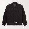 Reversible Logo-Embroidered Twill Bomber Jacket Reversible Logo-Embroidered Twill Bomber Jacket