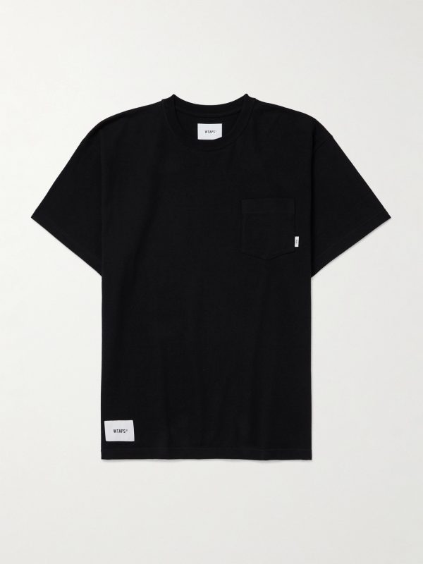 Logo-Appliquéd Printed Cotton-Jersey T-Shirt