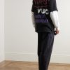 Logo-Appliquéd Printed Cotton-Jersey T-Shirt - OU