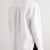 Garment-Dyed Linen Shirt - BK Garment-Dyed Linen Shirt - BK