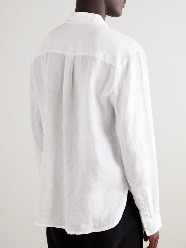 Garment-Dyed Linen Shirt - BK Garment-Dyed Linen Shirt - BK