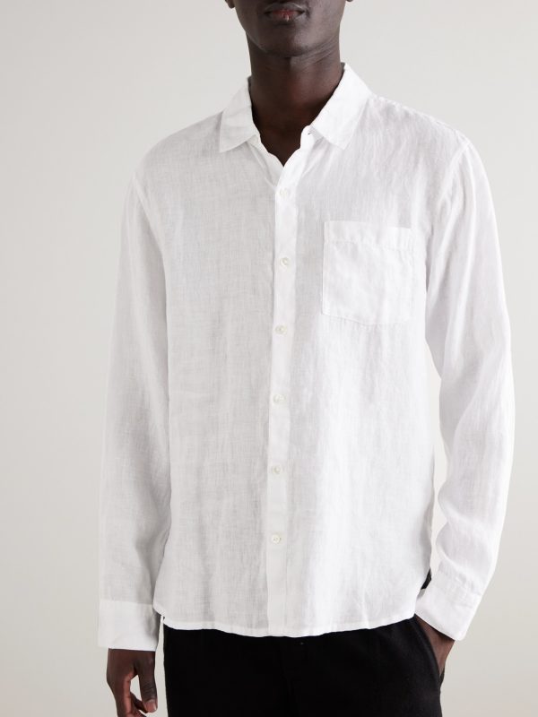 Garment-Dyed Linen Shirt - FR Garment-Dyed Linen Shirt - FR