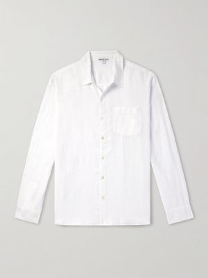 Garment-Dyed Linen Shirt