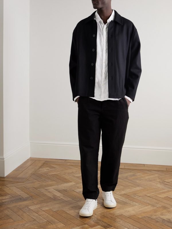Garment-Dyed Linen Shirt - OU Garment-Dyed Linen Shirt - OU
