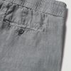 Straight-Leg Garment-Dyed Linen Drawstring Trousers - CU