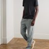 Straight-Leg Garment-Dyed Linen Drawstring Trousers - OU