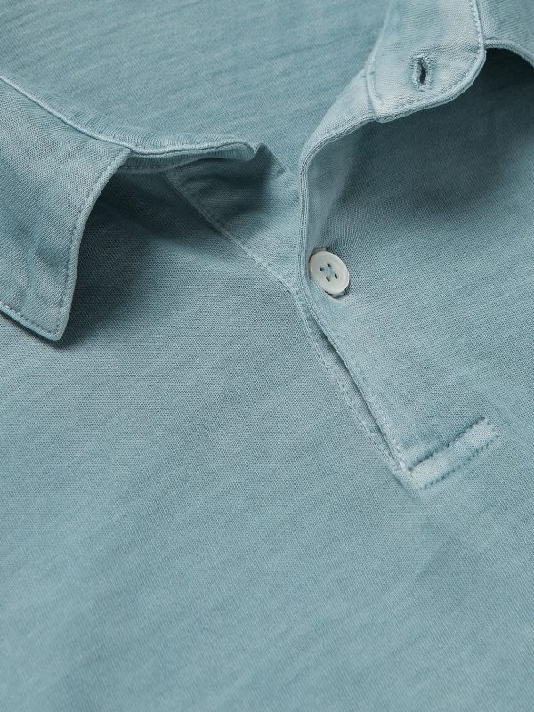 Supima Cotton-Jersey Polo Shirt - CU Supima Cotton-Jersey Polo Shirt - CU