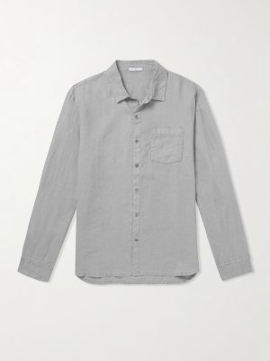 Garment-Dyed Linen Shirt