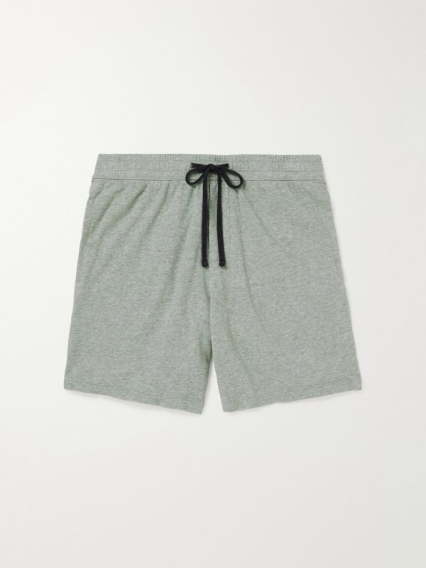Straight-Leg Garment-Dyed Cotton-Jersey Drawstring Shorts Straight-Leg Garment-Dyed Cotton-Jersey Drawstring Shorts