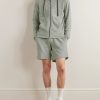 Straight-Leg Garment-Dyed Cotton-Jersey Drawstring Shorts - OU Straight-Leg Garment-Dyed Cotton-Jersey Drawstring Shorts - OU