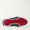 Astroloubi Spiked Leather and Mesh Sneakers - E1