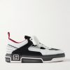Astroloubi Spiked Leather and Mesh Sneakers