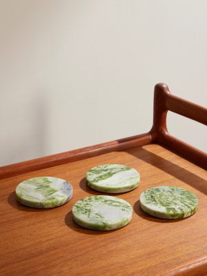 Hanson Set of Four Marble Coasters