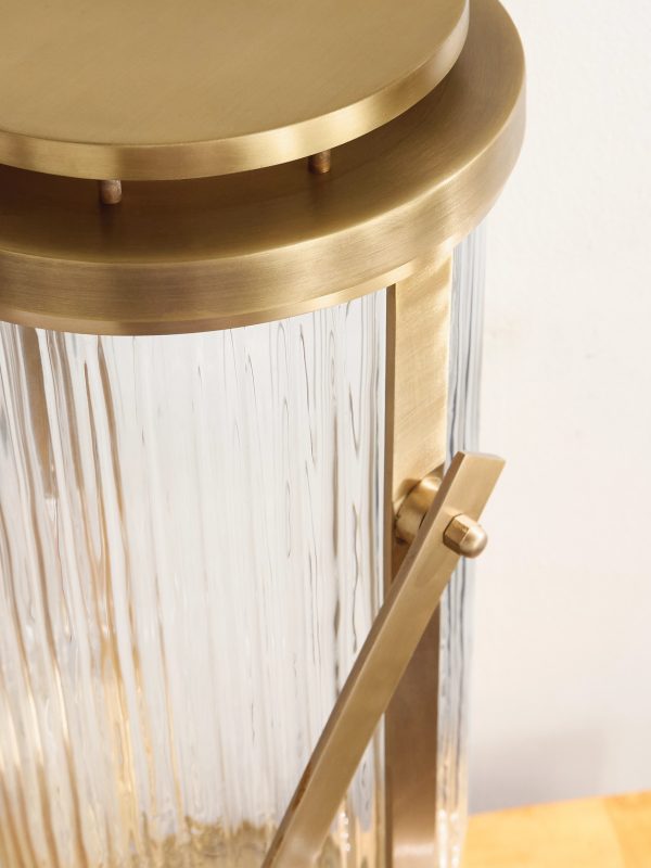 Dalmore Gold-Tone and Glass Lantern - CU Dalmore Gold-Tone and Glass Lantern - CU