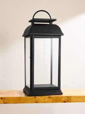 Fulton Metal and Glass Lantern Fulton Metal and Glass Lantern