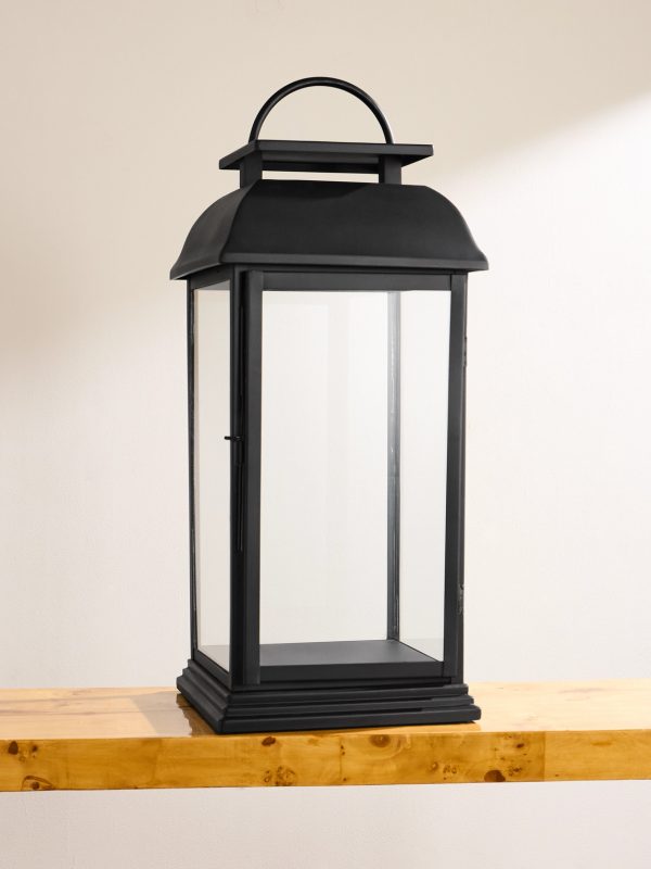 Fulton Metal and Glass Lantern
