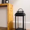 Fulton Metal and Glass Lantern - OU