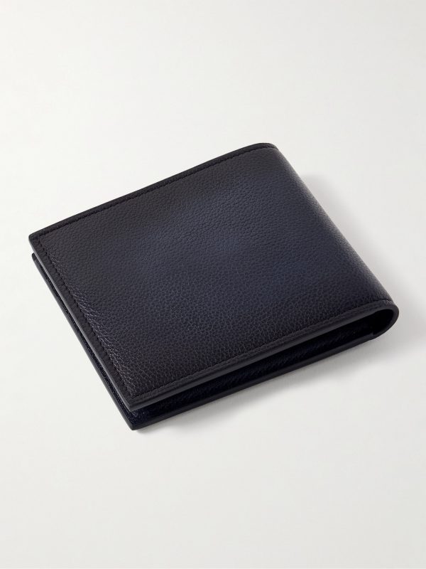 Makore Scritto Venezia Softy Leather Wallet - BK