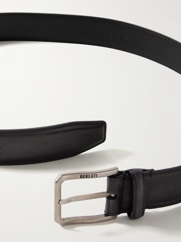 Versatile 3.5cm Venezia Softy Full-Grain Leather Belt - E1