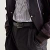 Versatile 3.5cm Venezia Softy Full-Grain Leather Belt - FR