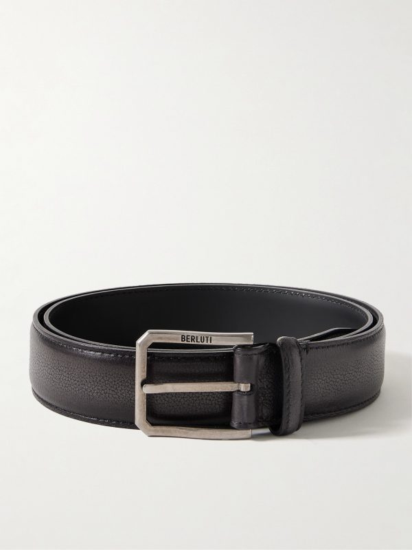 Versatile 3.5cm Venezia Softy Full-Grain Leather Belt