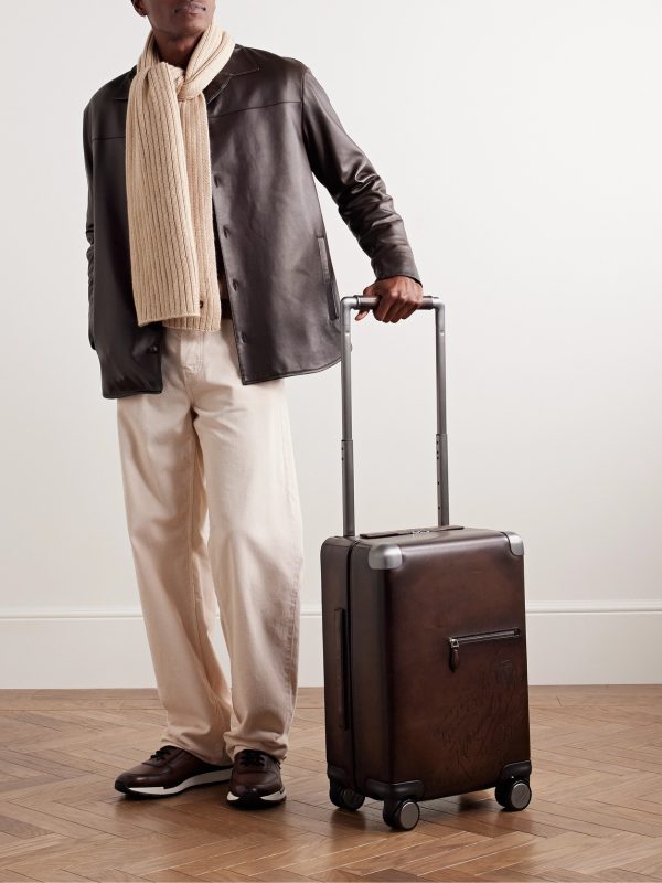 Formula 1005 Scritto Venezia Softy Leather Suitcase - OU Formula 1005 Scritto Venezia Softy Leather Suitcase - OU