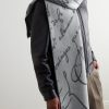 Scritto Wool-Jacquard Scarf - OU Scritto Wool-Jacquard Scarf - OU