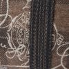 Leather-Trimmed Scritto Checked Jacquard Tote Bag - CU Leather-Trimmed Scritto Checked Jacquard Tote Bag - CU