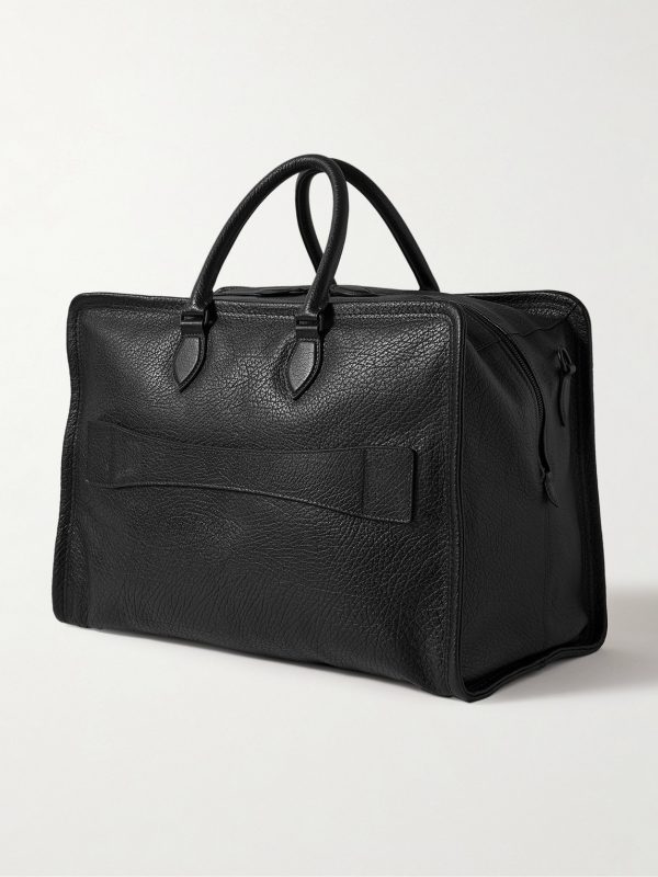 Overnight Full-Grain Leather Weekend Bag - BK Overnight Full-Grain Leather Weekend Bag - BK