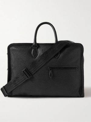 Overnight Full-Grain Leather Weekend Bag