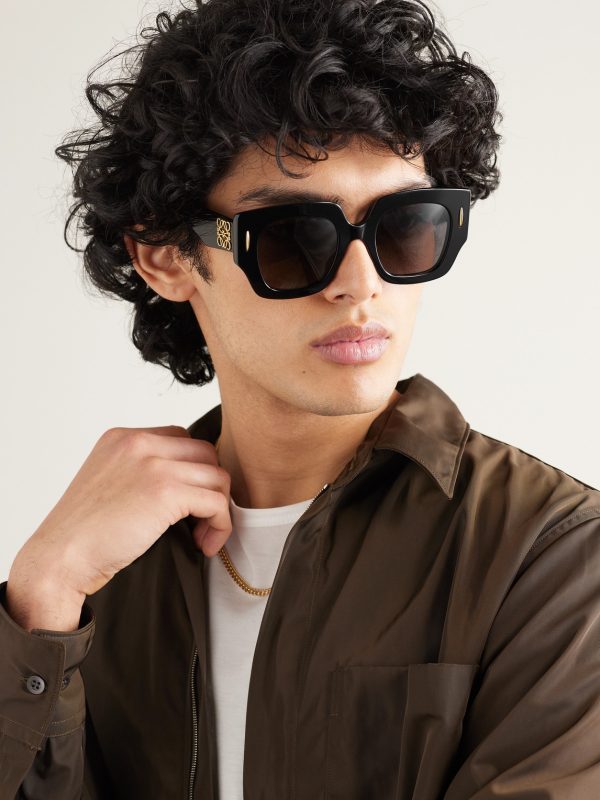 Anagram Geometric Acetate Sunglasses - OU Anagram Geometric Acetate Sunglasses - OU