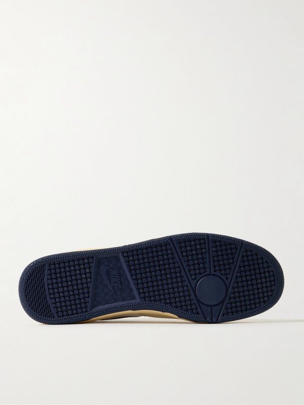 Attack Mesh, Suede and Leather Sneakers - E1