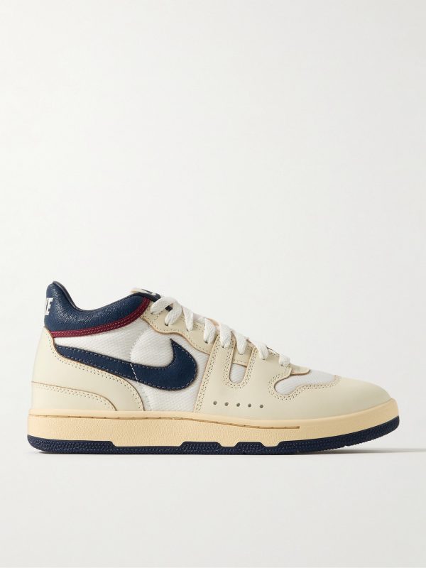 Attack Mesh, Suede and Leather Sneakers