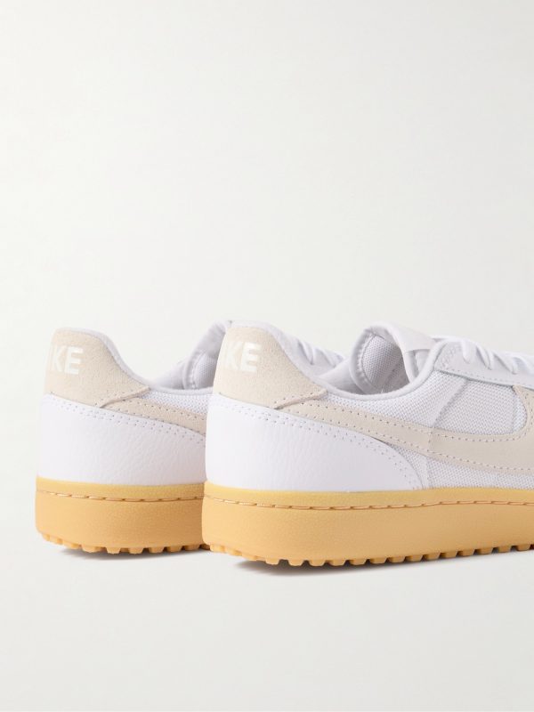 Field General 82 Suede-Trimmed Mesh and Leather Sneakers - BK
