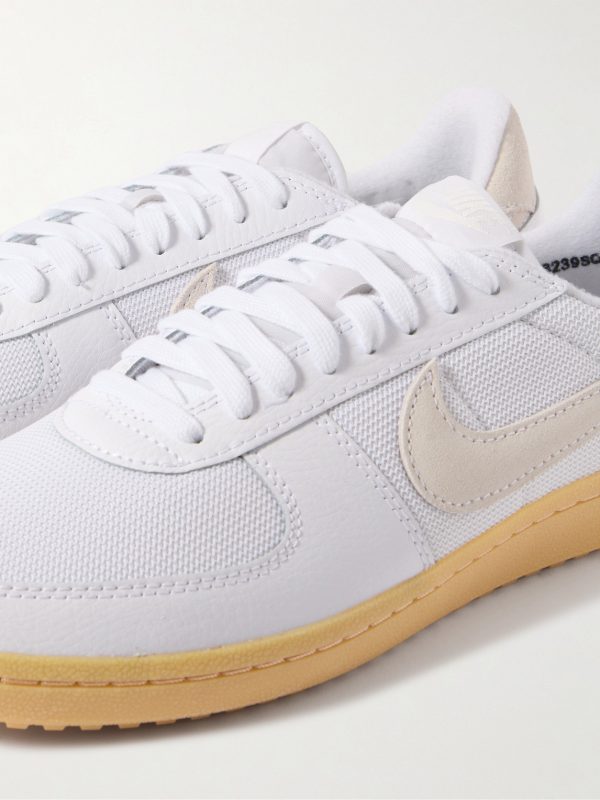 Field General 82 Suede-Trimmed Mesh and Leather Sneakers - CU