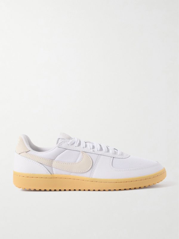 Field General 82 Suede-Trimmed Mesh and Leather Sneakers