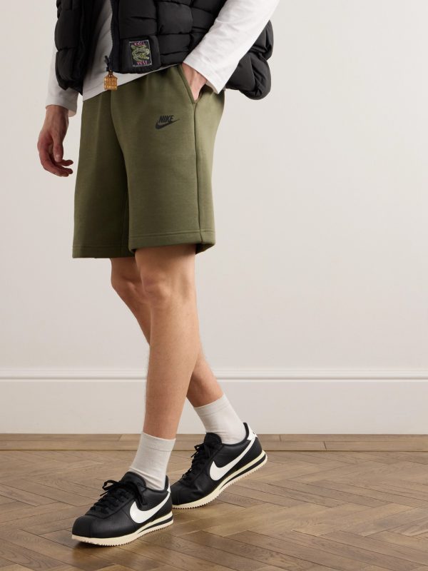 Cortez Logo-Appliquéd Leather Sneakers - OU