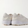 Air Footscape Suede-Trimmed Woven Webbing and Mesh Sneakers - BK Air Footscape Suede-Trimmed Woven Webbing and Mesh Sneakers - BK