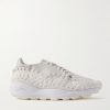 Air Footscape Suede-Trimmed Woven Webbing and Mesh Sneakers Air Footscape Suede-Trimmed Woven Webbing and Mesh Sneakers